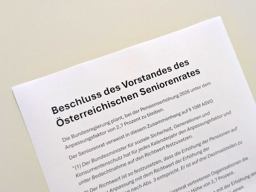 Beschluss 2025 © W. Braumandl / Seniorenrat
